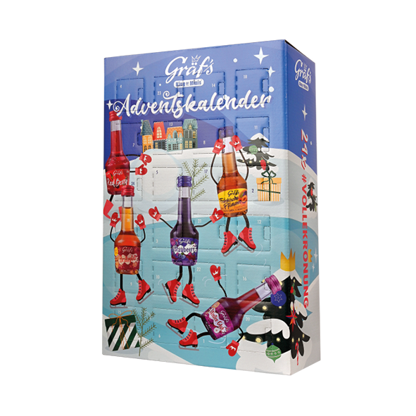 Gräf’s Adventskalender 24 x 20ml - "Eiszauber"
